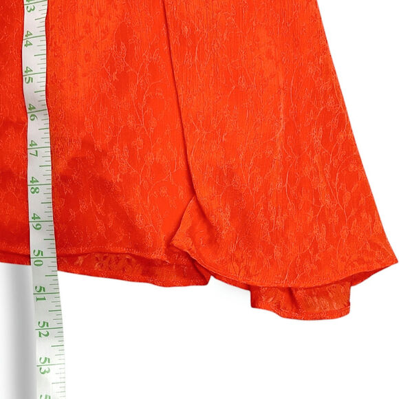 DKNY Halter Twist Waist Chiffon Midi Dress A Line Tigerlily 8 Quiet Luxury Party - Picture 14 of 15